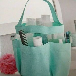 Mainstays bathroom essential Carry-All Tote Aqua